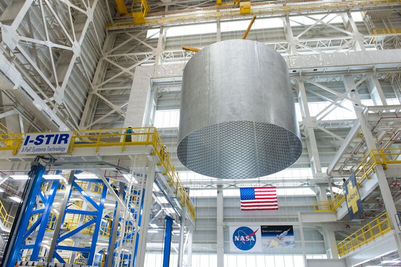 File:Barrel Section of the Space Launch System Core Stage.jpg