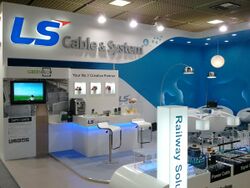 Booth of LS Cable & System at the InnoTrans 2012.jpg