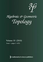 Cover of Algebraic & Geometric Topology.jpg