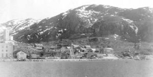 The cryolite mine in Ivittuut in 1940