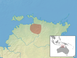 Ctenotus gagudju distribution.png