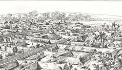 Drawing of Benin City made by an English officer 1897.jpg