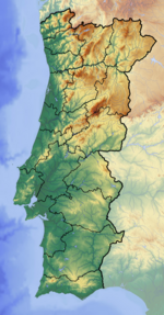 Location map/data/Portugal is located in Portugal