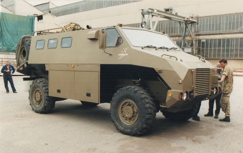 File:+BUSHMASTER Prototype at Perry Engineering Adelaide SA late 1990s.jpg