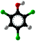 2,4,6-Trichlorophenol Ball and Stick.png