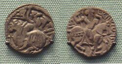 Coins of the Shahis 8th century.jpg