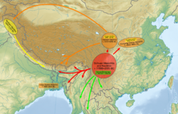 Homeland and dispersal of the Sino-Tibetan languages (2).svg