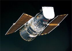 Hubble solar arrays after Servicing Mission 3B.jpg