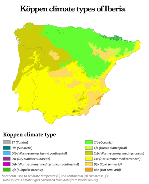 File:Köppen climate types of Iberia.png