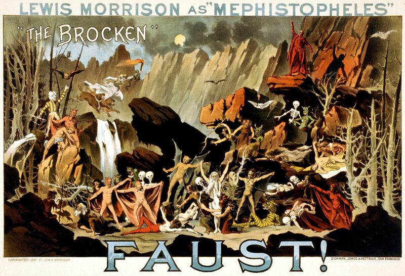 File:Lewis Morrison as "Mephistopheles" in Faust!, performance poster, 1887.jpg