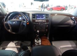 Nissan PATROL (Y62) interior.JPG