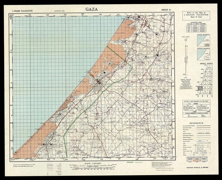 File:Survey of Palestine 1942-1958 1-100,000 11Gaza.jpg