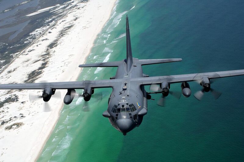 File:AC-130H flies along Northwest Florida coast.jpg