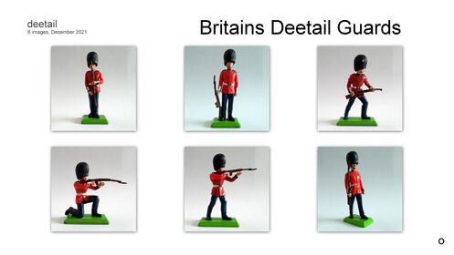 Britains Deetail Guards Set Foot
