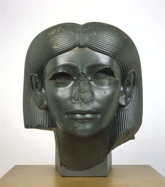 File:Head from a Female Sphinx, ca. 1876-1842 B.C.E.,56.85.jpg