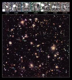 High-redshift galaxy candidates in the Hubble Ultra Deep Field 2012.jpg