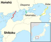 Map of Honshu-Shikoku Bridge Project.svg