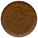 10 Kč coin series 2000