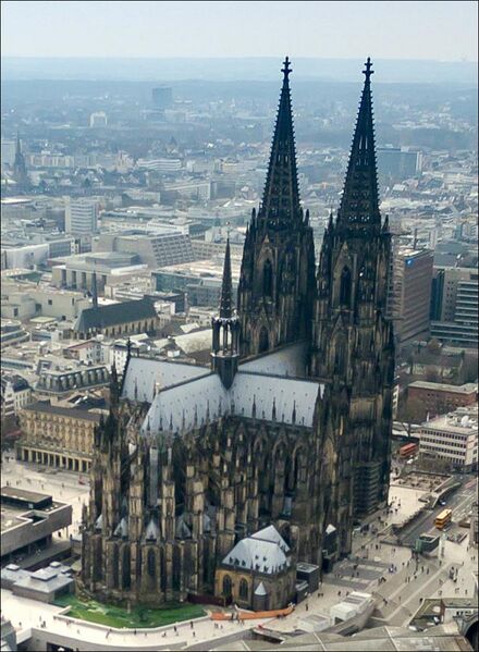 File:Cologne cathedral aerial (25326253726).jpg