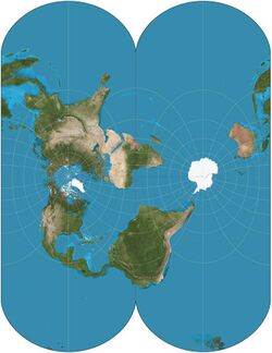 Ellipsoidal transverse Mercator projection SW.jpg