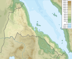 Location map/data/Eritrea is located in Eritrea