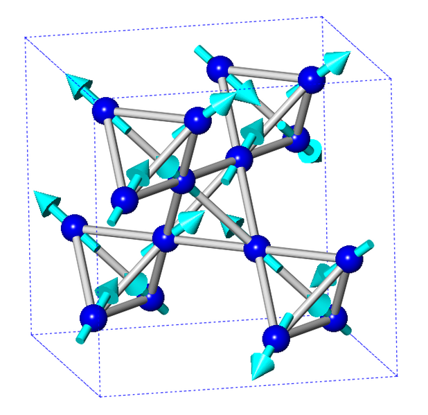 File:Fragment of pyrochlore lattice in spin ice state.png