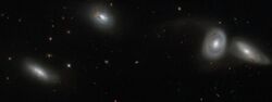 Hubble views bizarre cosmic quartet HCG 16.jpg