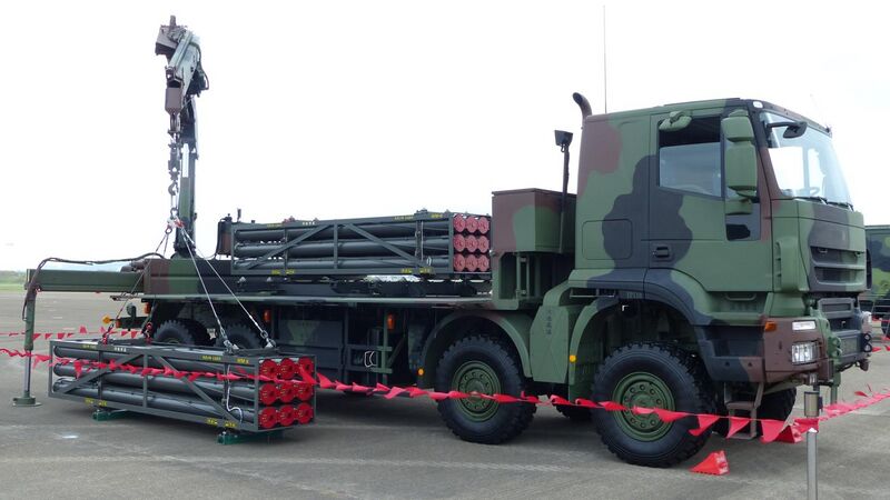 File:ROCA AT8×8 Rocket Lunchers Reload Truck Display at Ching Chuang Kang Air Force Base 20140719a.jpg