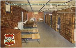 Radium Water Bath Department, top floor, Hotel Will Rogers, Claremore, Okla., U.S.A (63053).jpg