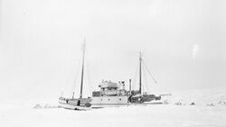 St. Roch schooner wintering in the Beaufort Sea.jpg