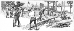 The Leading Facts of American History (1910) - Building the Fort at Jamestown.png