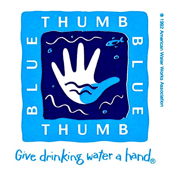 File:American Water Works Association 1992 logo ("Blue Thumb").jpg