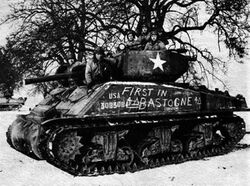 Cobra King, first tank in Bastogne.jpg