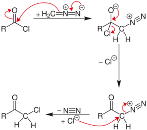 The Nierenstein reaction mechanism