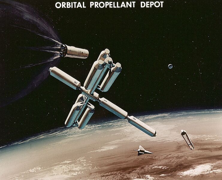 File:Orbital propellant depot - Space transportation system 1971.jpg