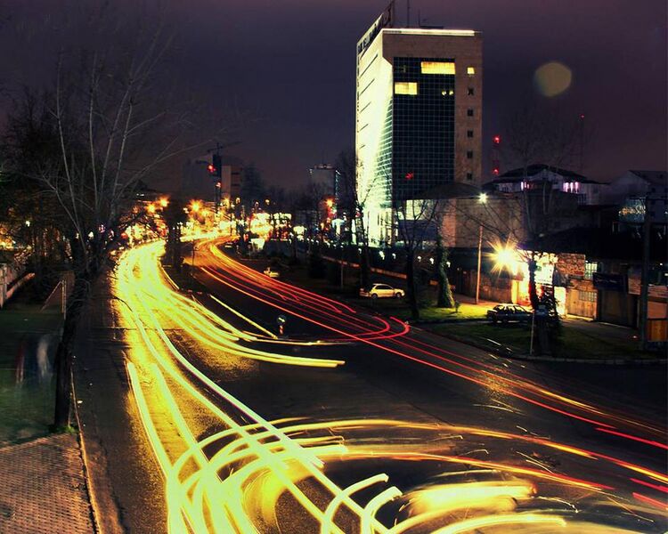 File:Rasht Ansari street in night.jpg