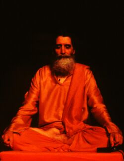 A colour photo of a man, dated 1995