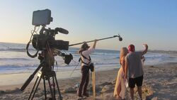 Video production on Carlsbad beach.jpg