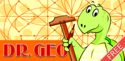 DrGeo geometry software mascot.