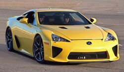Lexus LFA Yellow Las Vegas Speedway.jpg