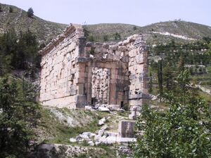 The Lower Great Roman temple in Niha, Bekaa