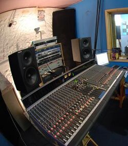 Allen & Heath GS3000 mixing console in The Furnace residential recording studio.jpg
