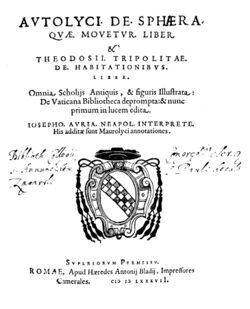 Autolycus - De sphaera quae movetur liber, 1587 - 51671.jpg