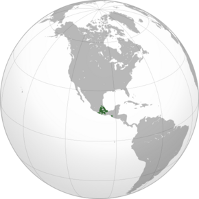 Maximum extent of the Aztec Empire