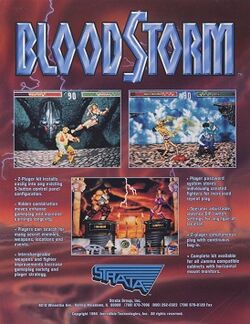 BloodStorm 1994 Arcade Flyer.jpg