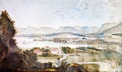 Christiania Norway in 1814 by MK Tholstrup.jpg