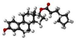 Estradiol cypionate molecule ball.png
