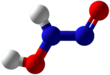 Hyponitrous acid Ball and Stick (Tautomer 2).png
