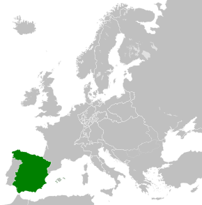 The Kingdom of Spain in 1812