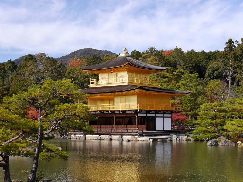 File:Kinkaku-ji the Golden Temple in Kyoto overlooking the lake - high rez.JPG
